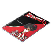 Pom-pom girl | Texte do-it-yourself | Carnet rouge (Côté gauche)