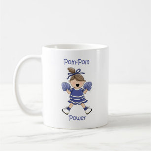 Pom-Pom Power Brunet Koffiemok