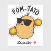 Pom-tato Grappige Aardappel Woordspeling  Sticker (Vel)