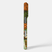 Pomaika’i Tiki Hawaiian Tapa Case-Mate iPhone Case (Achterkant / Rechts)