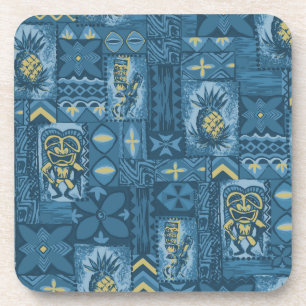 Pomaika’i Tiki Hawaiian  Tapa Drankjes Onderzetter