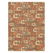 Pomaika’i Tiki Hawaiian Tapa Tafelkleed (Voorkant)