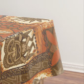 Pomaika’i Tiki Hawaiian Tapa Tafelkleed (Voorbeeld)