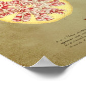 Pomegranaat 1 poster (Hoek)
