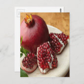 Pomegranaat Briefkaart (Voorkant / Achterkant)