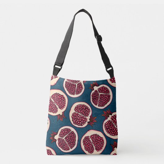 Pomegranaat Crossbody Tas (Voorkant)