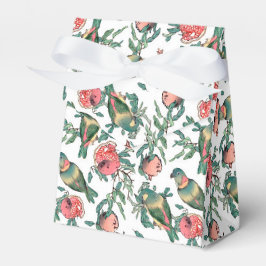 Pomegranaat en Lovevogels Bedankdoosjes