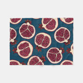 Pomegranaat Fleece Deken (Voorkant (Horizontaal))