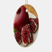 Pomegranaat Keramisch Ornament (Rechts)