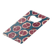 Pomegranaat Kredietkaart Flessenopener (Achterkant Gekanteld)