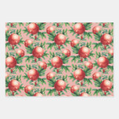 Pomegranaat Patroon Inpakpapier Vel (Voorkant 3)