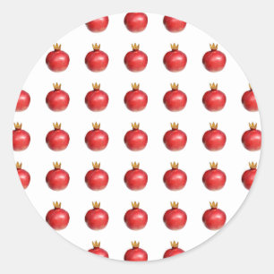 Pomegranaat Ronde Sticker