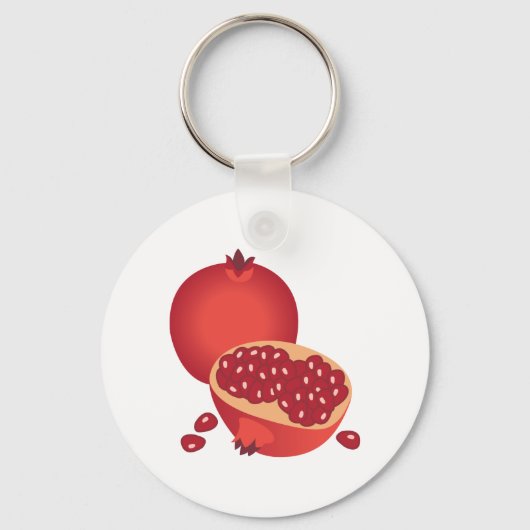Pomegranaat Sleutelhanger (Voorkant)