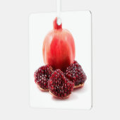Pomegranade Metalen Ornament (Voorkant links)