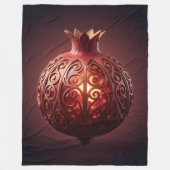 Pomegranate´10 Fleece Deken (Voorkant)