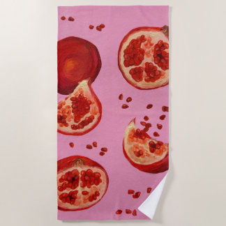 Pomegranate Beach Towel Strandlaken