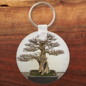 Pomegranate Bonsai-boom Sleutelhanger (Voorkant)