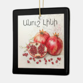 Pomegranate Ceramic Ornament (Links)