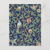 Pomegranate en Little Bird, William Morris Briefkaart (Voorkant)