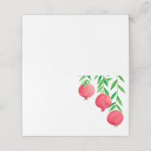 Pomegranate Joodse Place Cards, Table Kaart (Buitenkant ongevouwen)