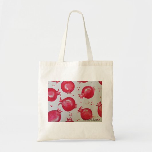 Pomegranate Kasse Tote Bag (Voorkant)