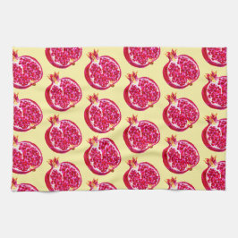 Pomegranate Kitchen Towel Yellow Theedoek