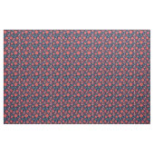 Pomegranate Pattern op Blue Pattern Stof (Fat Quarter)