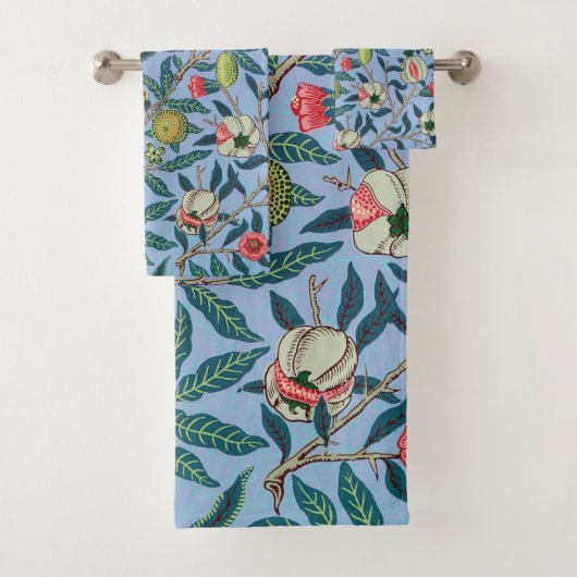 Pomegranate Pattern van William Morris Bad Handdoek (Insitu)