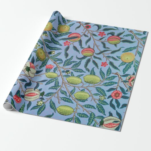 Pomegranate Pattern van William Morris Cadeaupapier (Uitgerold)