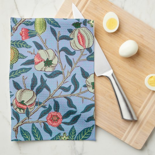 Pomegranate Pattern van William Morris Theedoek (Quarter Fold)