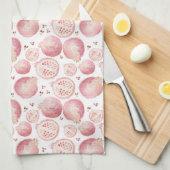 Pomegranate Print Tea Towel Theedoek (Quarter Fold)