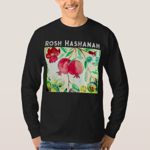Pomegranate Rosh Hashanah Fruit Shana Tova T-shirt
