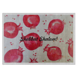 Pomegranate Shabbat Challah Board Snijplank