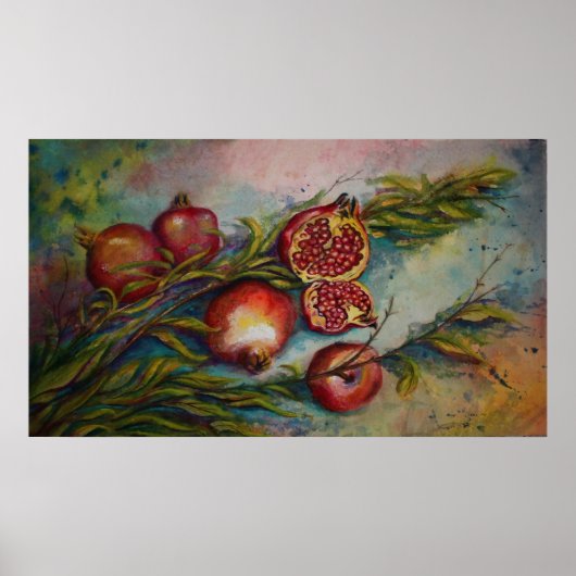Pomegranaten Poster (Voorkant)