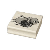 Pomegranaten Rubberstempel (Stempel)