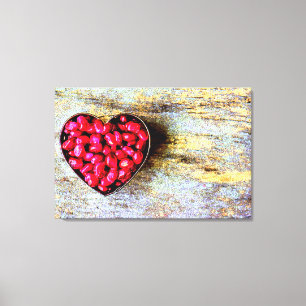 "Pomegranates Heart Fruit" Kutfoto. Bestel nu Canvas Afdruk