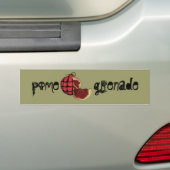 pomegrenade bumpersticker (Op auto)