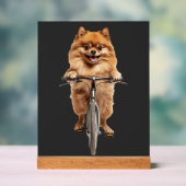 Pomeranian Acryl Bord (Neutraal)