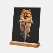Pomeranian Acryl Bord (Hoek)