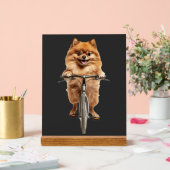 Pomeranian Acryl Bord (Huwelijk)