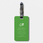 Pomeranian bagage labels (Achterkant verticaal)