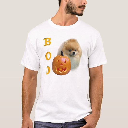Pomeranian Boo T-shirt (Voorkant)
