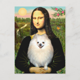Pomeranian (crème) - Mona Lisa Briefkaart
