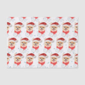 Pomeranian Dog Breed Christmas Stars Tissuepapier (Voorkant)