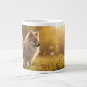 Pomeranian Dog Extra Grote Beker