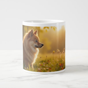 Pomeranian Dog Extra Grote Beker