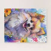 Pomeranian Dog Jigsaw Puzzel (Horizontaal)