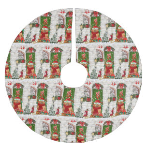 Pomeranian Dog Kerstmis Kerstboom Rok