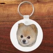 Pomeranian Dog Sleutelhanger (Voorkant)