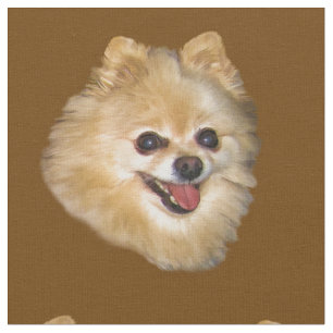 Pomeranian Dog  Stof